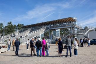 Inauguration de la gare de Mâcon après deux ans de travaux de mise en accessibilité, jeudi 21 mai 2026 - Photo Baptiste Paquot