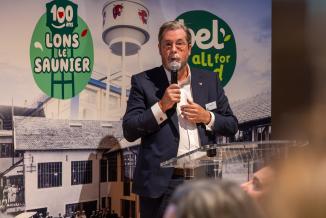Antoine Fiévret, président du conseil d’administration du groupe Bel. Photo : Xavier Ducordeaux
