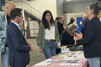 Inauguration des locaux de la Banque alimentaire de Franche-Comté, vendredi 9 octobre 2026 à Chalezeule (25) - Crédit Audrey Perrin / Région Bourgogne-Franche-Comté