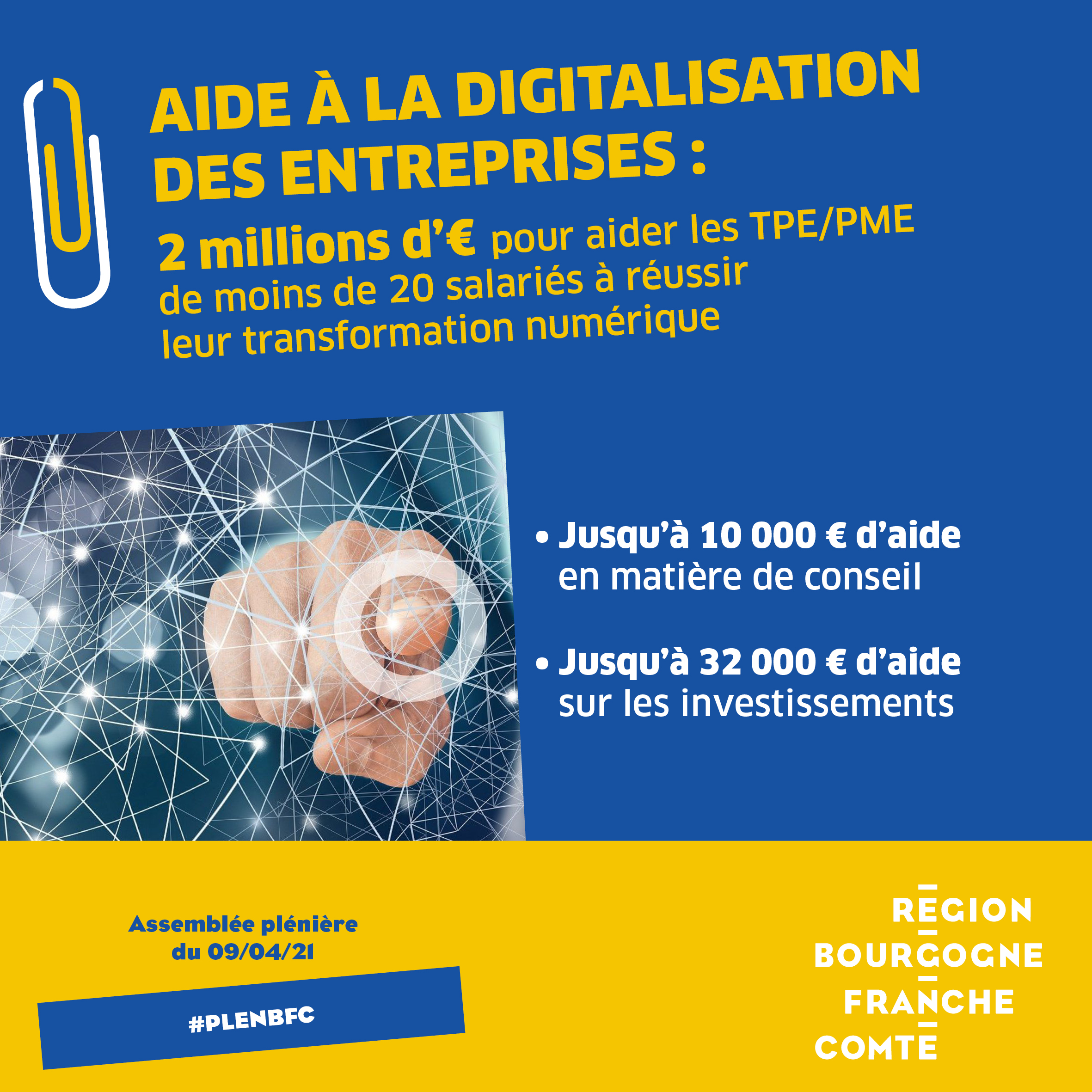La Région Bourgogne-Franche-Comté aide à la digitalisation des entreprises - DR