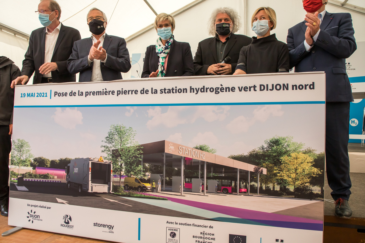 La station hydrogène de Dijon Nord sera opérationnelle dès le début de l’année 2022 - Photo Région Bourgogne-Franche-Comté