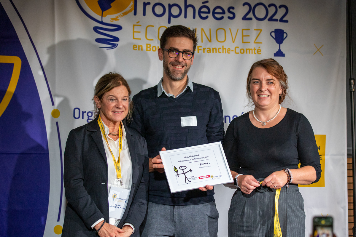 FIMM (89, Yonne), lauréat des trophées éco-innovez en Bourgogne-Franche-Comté 2022 - Photo Région Xavier Ducordeaux