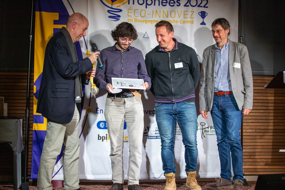 PÔLE RESSOURCES IAE (25, Doubs), lauréat des trophées éco-innovez en Bourgogne-Franche-Comté 2022 - Photo Région Xavier Ducordeaux