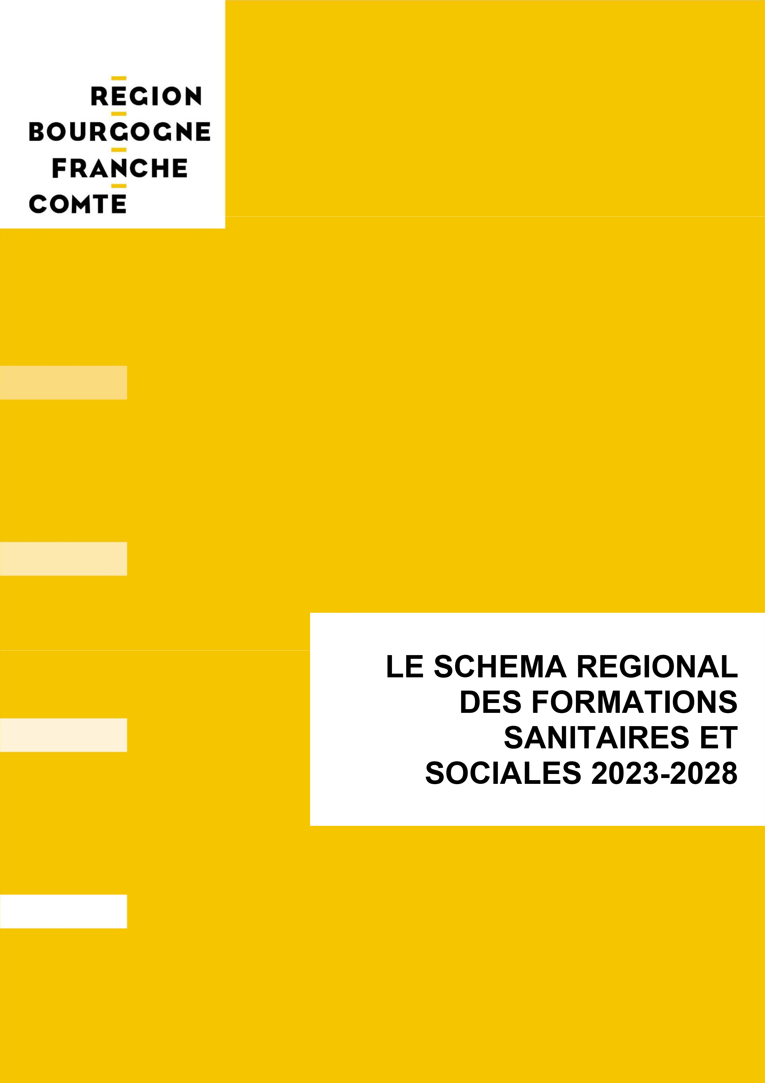 Schéma régional des formations sanitaires et sociales 2023-2028