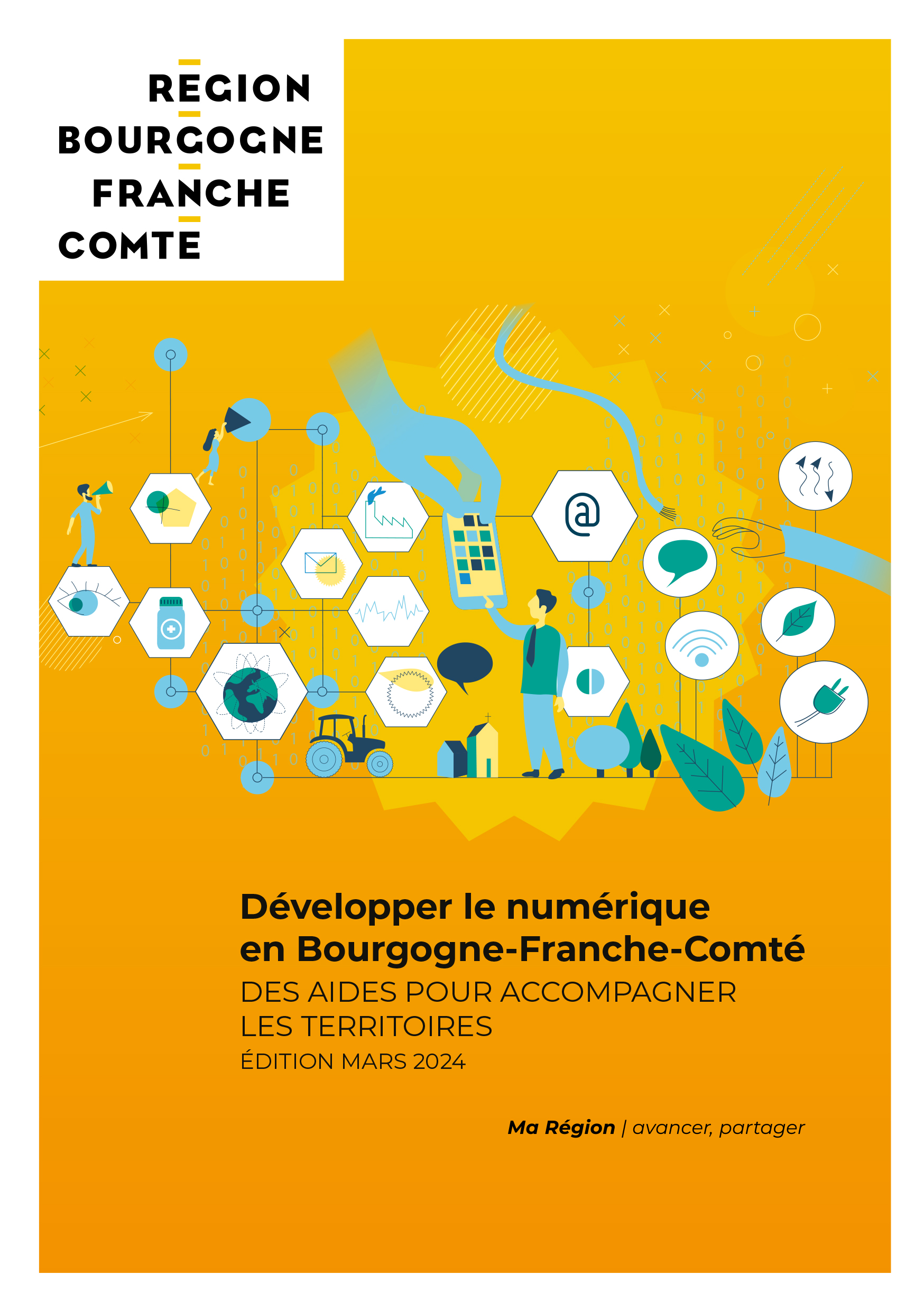 Développer le numérique en Bourgogne-Franche-Comté - Des aides pour accompagner les territoires - Edition mars 2024