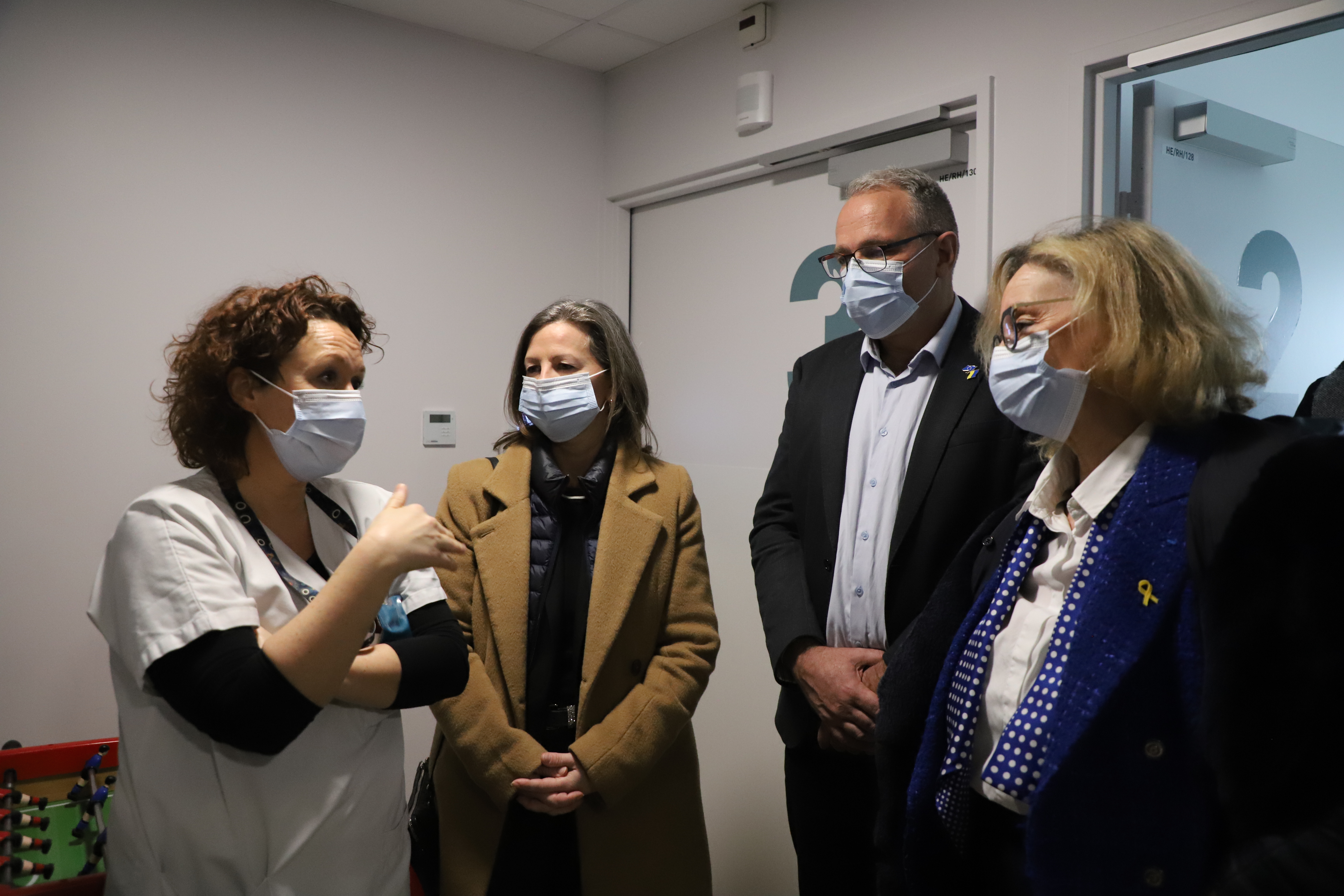 Les soignants ont pu présenter les avancées médicales du CHU - Photo Océane Lavoustet