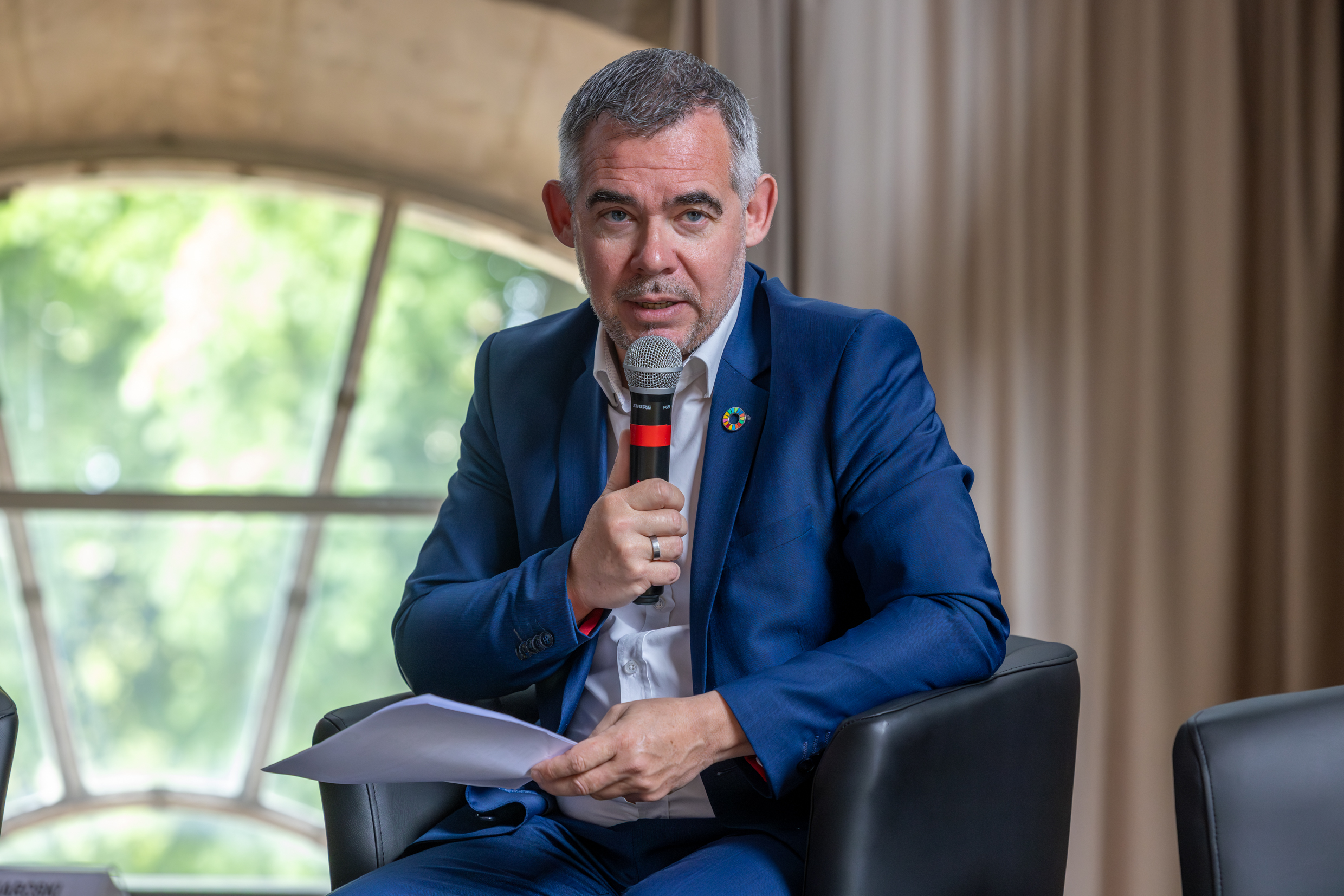 Stéphane Woynaroski, conseiller régional en charge de l’eau et de la biodiversité. Photo : Xavier Ducordeaux
