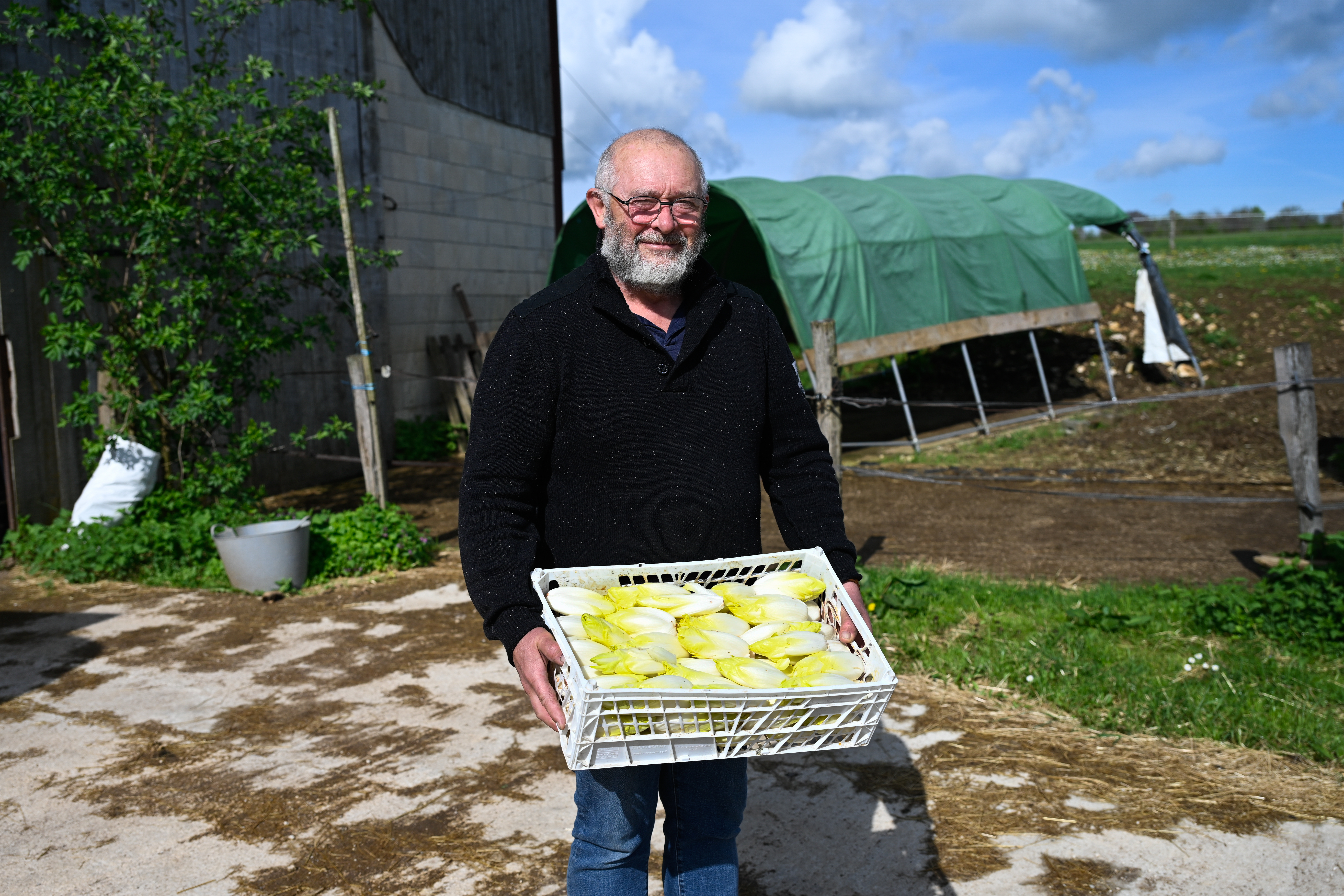 Pascal Faillenet, cultivateur d’endives à Charbonnières-les-Sapins (25) – Photo Guillaume Hutin Pascal Faillenet, cultivateur d’endives à Charbonnières-les-Sapins (25) – Photo Guillaume Hutin