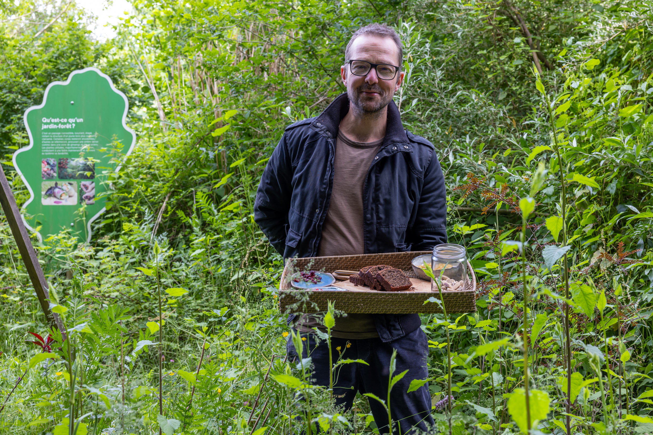 Fabrice Desjours a créé une forêt gourmande à Diconne (Saône-et-Loire) - Photo Xavier Ducordeaux Fabrice Desjours a créé une forêt gourmande à Diconne (Saône-et-Loire) - Photo Xavier Ducordeaux
