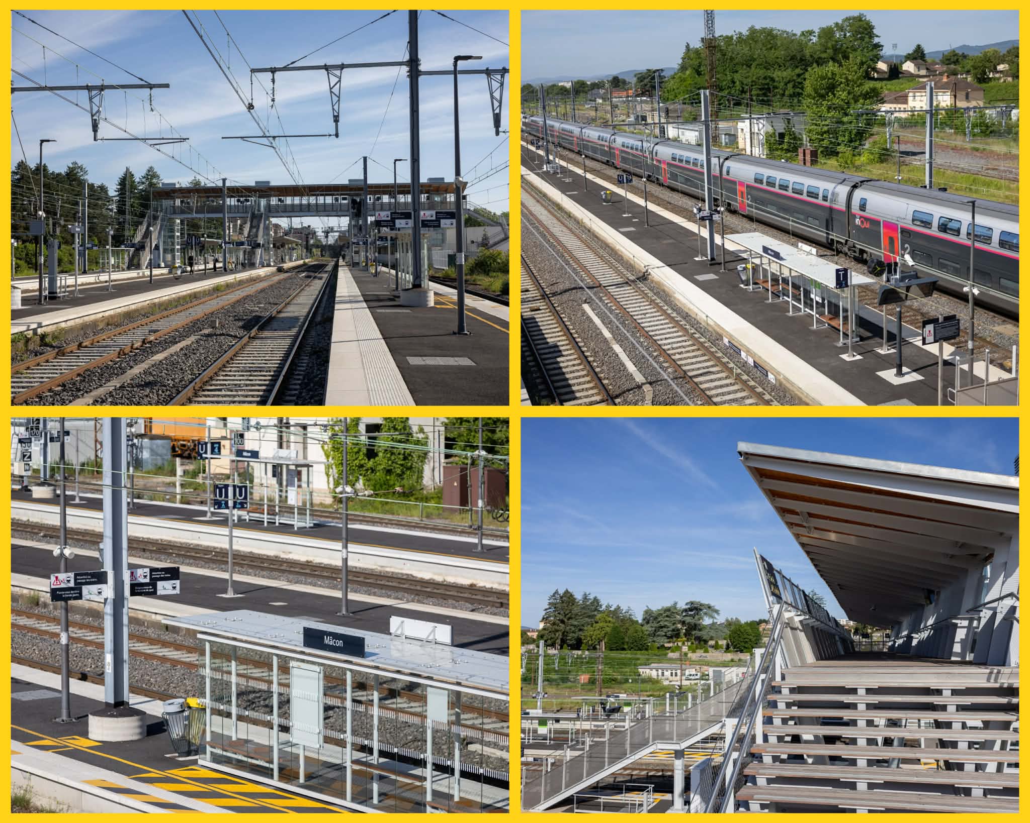 Près de 500 trains s’arrêtent en gare de Mâcon chaque semaine - Photos Baptiste Paquot