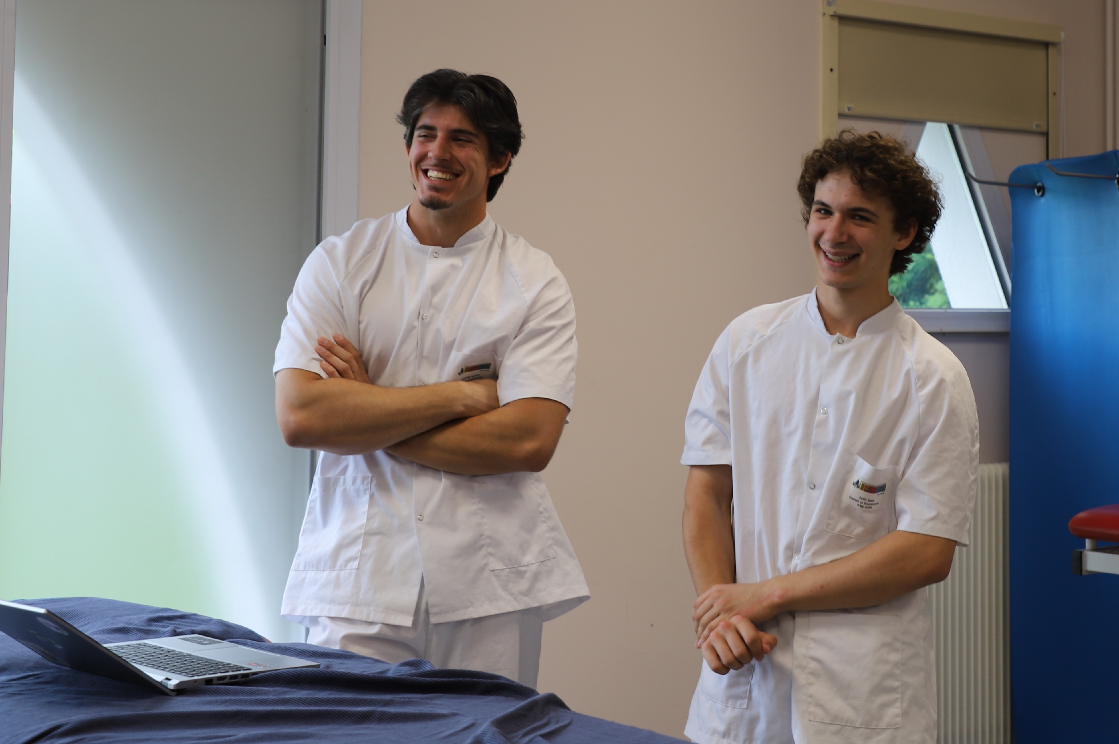 Visite du président de la Région Jérôme Durain à l’Institut de formation en masso kinésithérapie (IFMK) de Dijon - Photo Océane Lavoustet