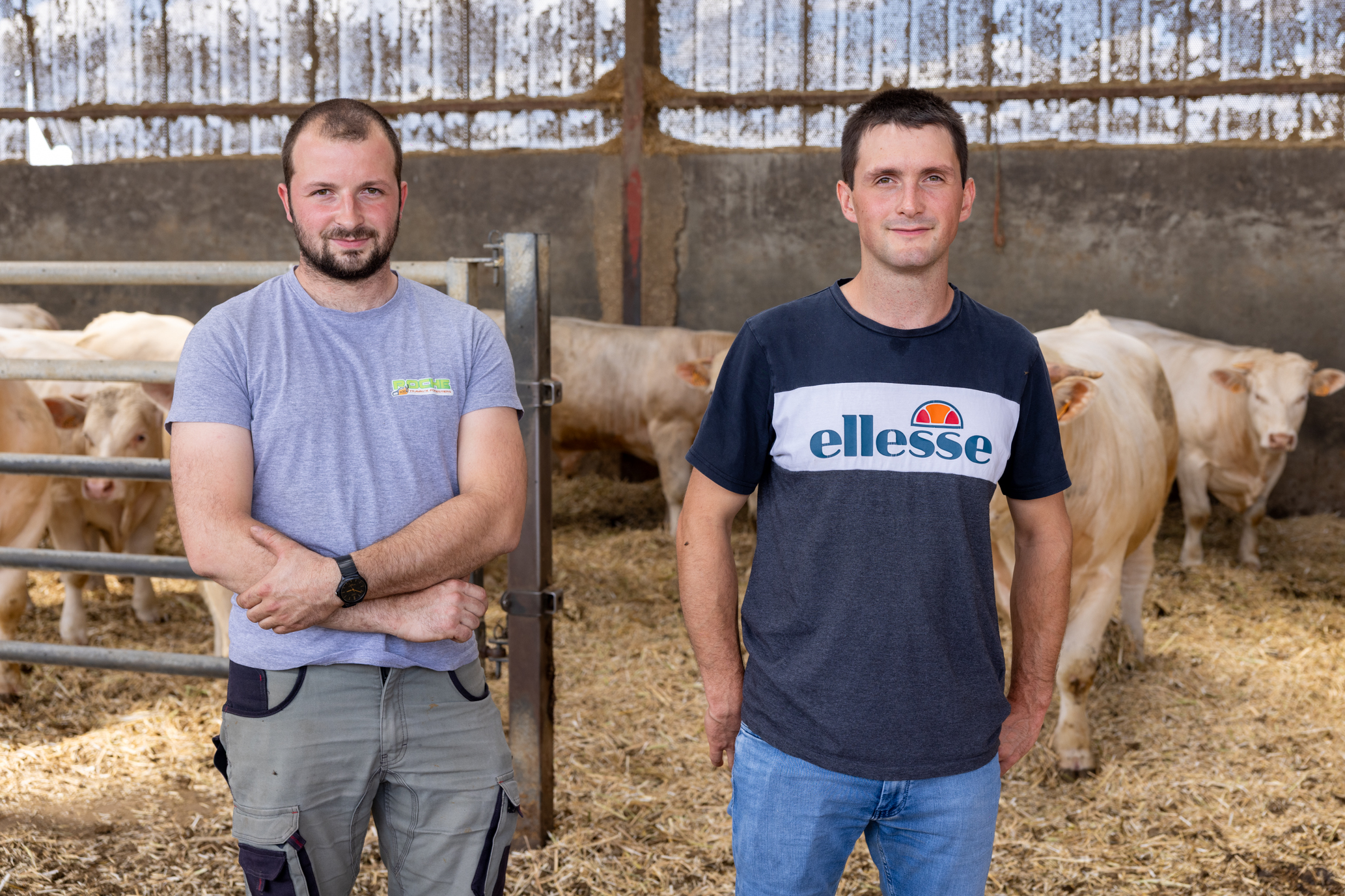 Pierrick et Thomas rejoindront l’exploitation familiale le 1er janvier 2027. Photo : Xavier Ducordeaux