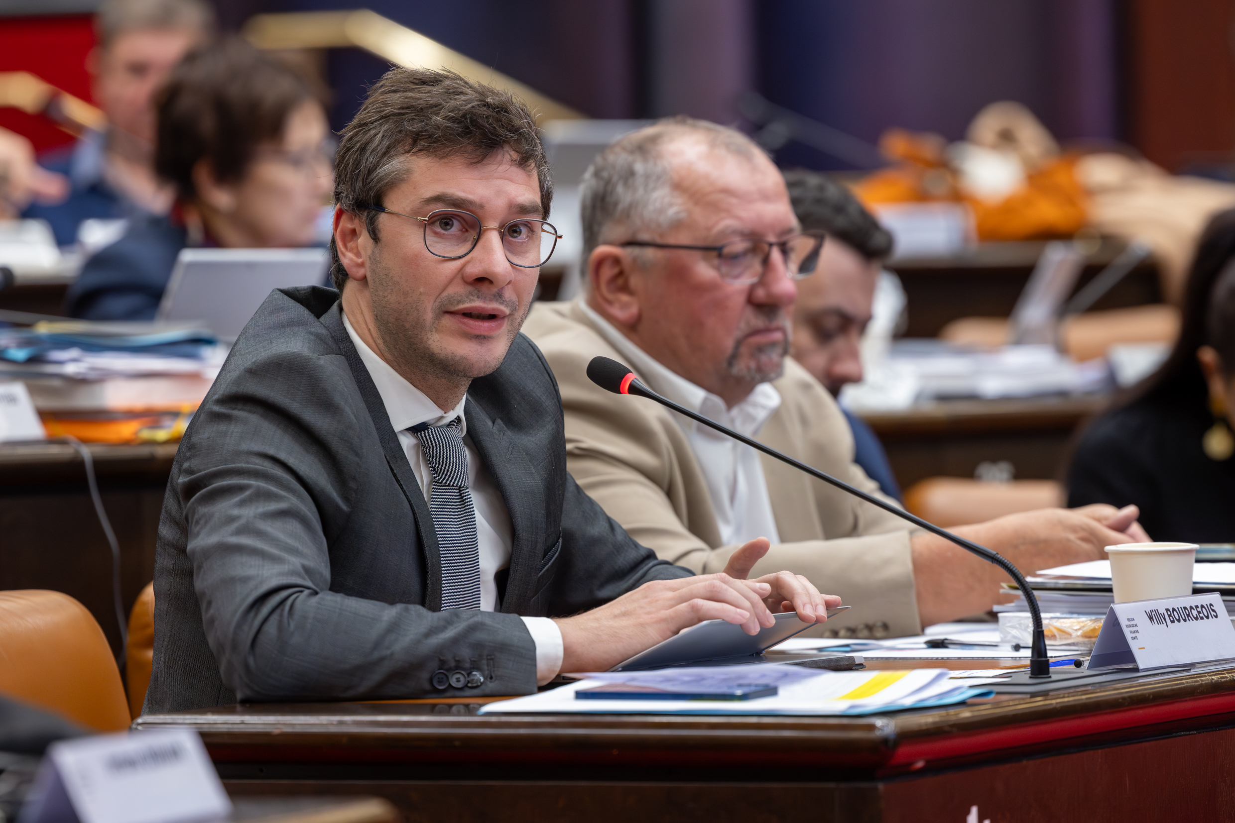 Willy Bourgeois, nouveau vice-président en charge des lycées. Photo : Xavier Ducordeaux