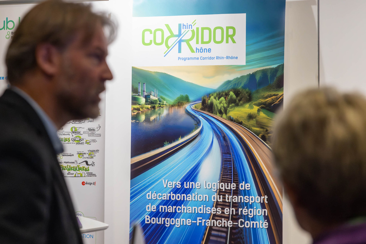 Le programme Corridor Rhin-Rhône porté par le pôle véhicule du futur prévoit de décarboner 2 000 camions par jour d’ici 2030 - Photo Xavier Ducordeaux