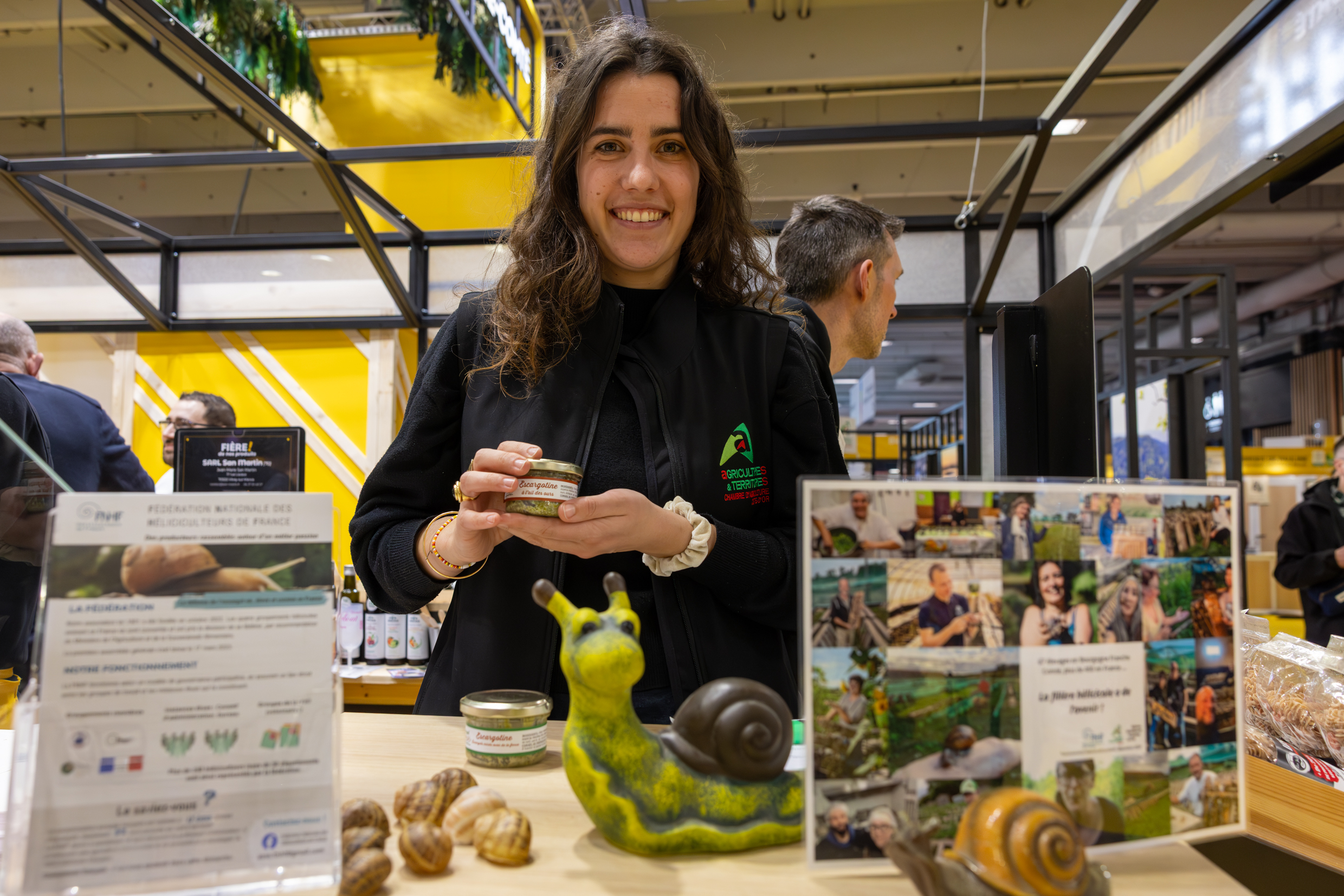 Alice Cubillé est chargée de mission filière escargot à la chambre d’agriculture de Côte-d’Or. Photo : Xavier Ducordeaux