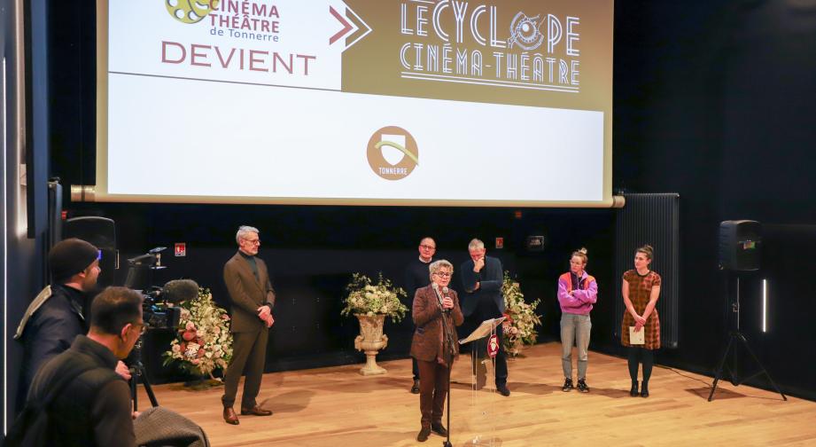 Inauguration du « Cyclope », le cinéma-théâtre de Tonnerre (89) - Photo Océane Lavoustet