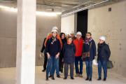 Visite de chantier des lycées Munier et Belin à Vesoul, mercredi 1er février 2023 - Photo Xavier Ducordeaux