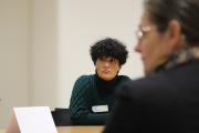 Ateliers de travail lors de la journée régionale d'échanges de pratiques et d'expériences autour de la thématique de l'habitat, jeudi 3 octobre 2024 à Baume-les-Dames (Doubs) - Photo Christophe Bidal