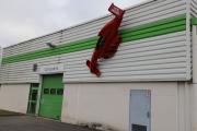 L'atelier de carosserie-peinture du lycée Notre-Dame, à Nevers - Photo Océane Lavoustet