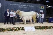 Le Vice-Président a également pu compter sur plusieurs élus régionaux notamment Jérôme Durain et Nicolas Soret pour encourager les éleveurs charolais et assister à la finale – Photo Océane Lavoustet