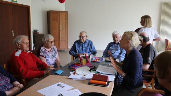 La Région Bourgogne-Franche-Comté soutient les projets culturels qui impliquent des publics dit « empêchés », qu’il s’agisse de personnes âgées, de prisonniers ou de personnes en situation de handicap - Photo Océane Lavoustet 
