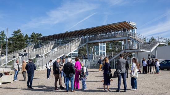 Inauguration de la gare de Mâcon après deux ans de travaux de mise en accessibilité, jeudi 21 mai 2026 - Photo Baptiste Paquot
