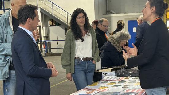 Inauguration des locaux de la Banque alimentaire de Franche-Comté, vendredi 9 octobre 2026 à Chalezeule (25) - Crédit Audrey Perrin / Région Bourgogne-Franche-Comté