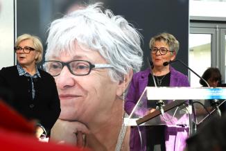 Inauguration de l’Institut de Formation des Professions de Santé Paulette Guinchard, lundi 17 mars 2025 à Besançon – Photo Emma Miskizak 