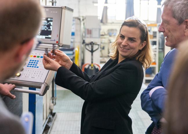 Sassi, l’un des leaders français de fabrication de ressorts - Photo Xavier Ducordeaux