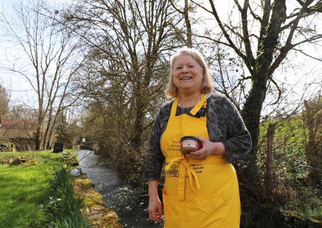 Denise Carpentier, créatrice du Petit atelier d'Oisy (Nièvre) - Photo DR