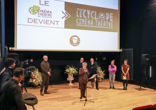 Inauguration du « Cyclope », le cinéma-théâtre de Tonnerre (89) - Photo Océane Lavoustet