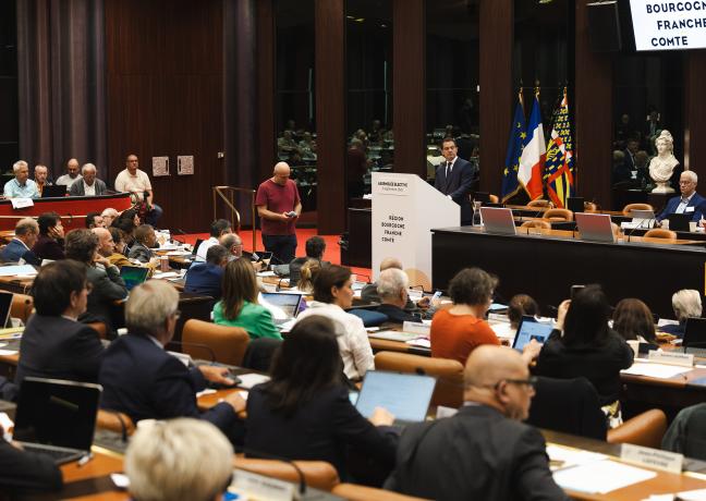 Assemblée plénière de la Région Bourgogne-Franche-Comté - Photo Vincent Arbelet