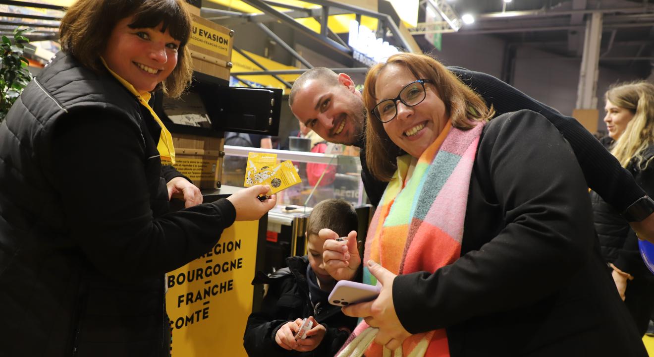 Au Salon de l'agriculture, les animations se succèdent dans le hall des Régions - Crédit Océane Lavoustet / Région Bourgogne-Franche-Comté