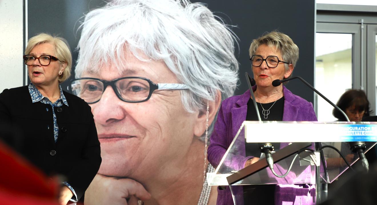 Inauguration de l’Institut de Formation des Professions de Santé Paulette Guinchard, lundi 17 mars 2025 à Besançon – Photo Emma Miskizak 