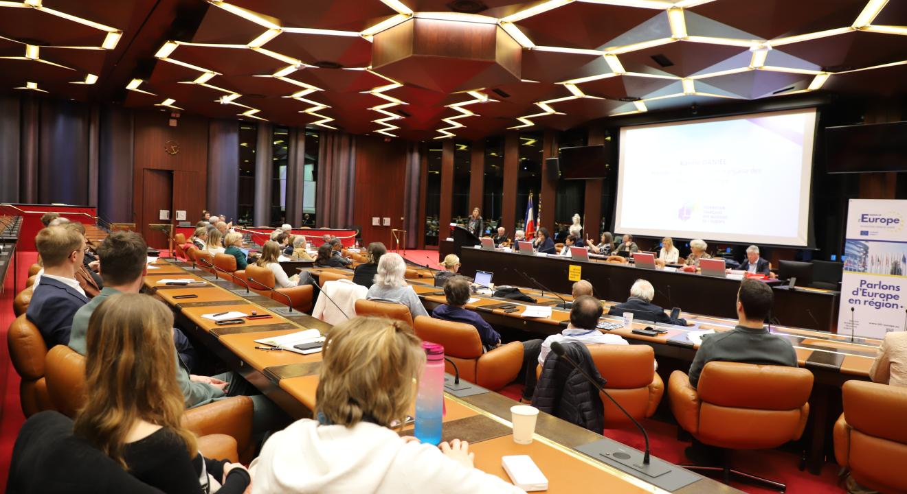 Congrès de la fédération française des Maisons de l’Europe, jeudi 3 et vendredi 4 avril 2025 à Dijon - Photo Océane Lavoustet
