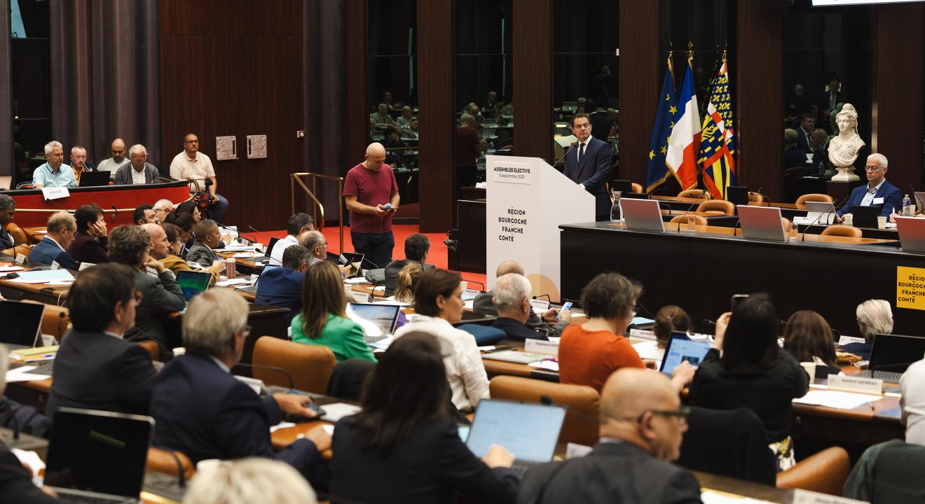 Assemblée plénière de la Région Bourgogne-Franche-Comté - Photo Vincent Arbelet