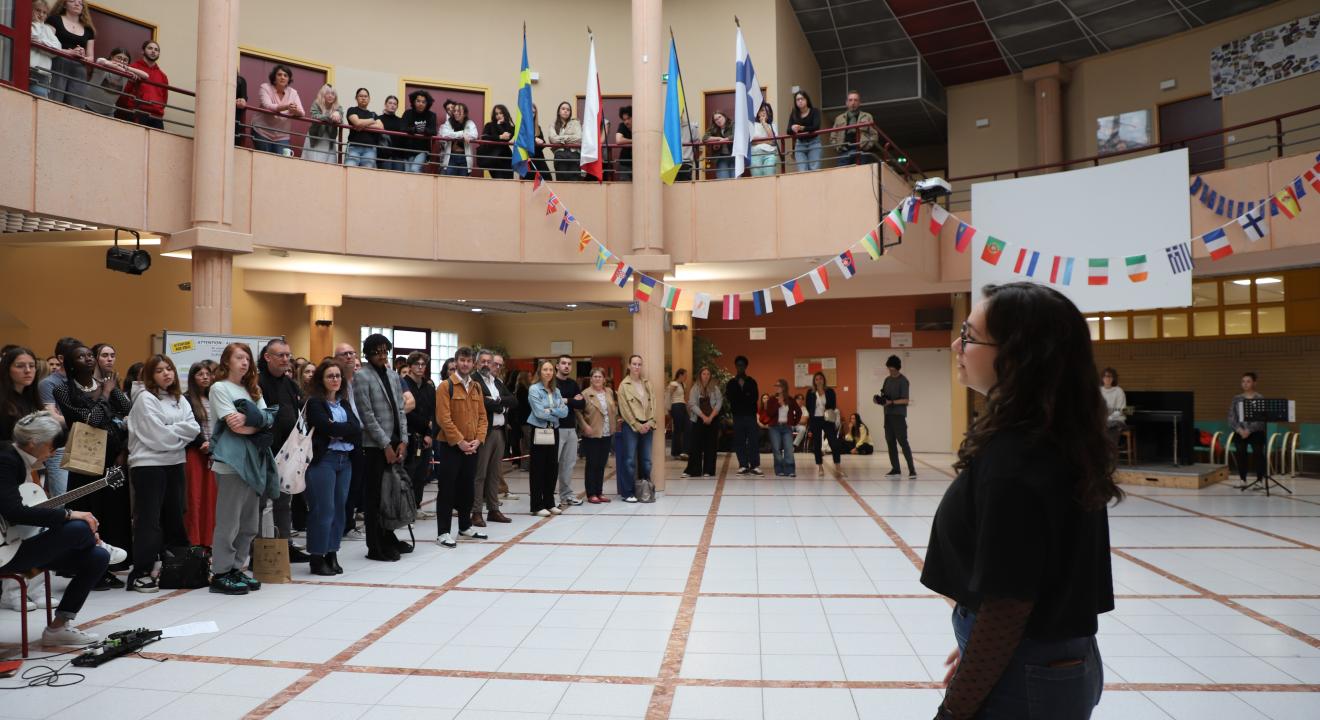 Journée de restitution des initiatives lycéennes lancées via dispositif régional OSE (Oser Semer ses Envies), jeudi 4 juin 2026 au lycée Charles de Gaulle, à Dijon - Photo Océane Lavoustet