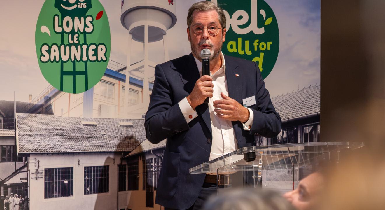 Antoine Fiévret, président du conseil d’administration du groupe Bel. Photo : Xavier Ducordeaux