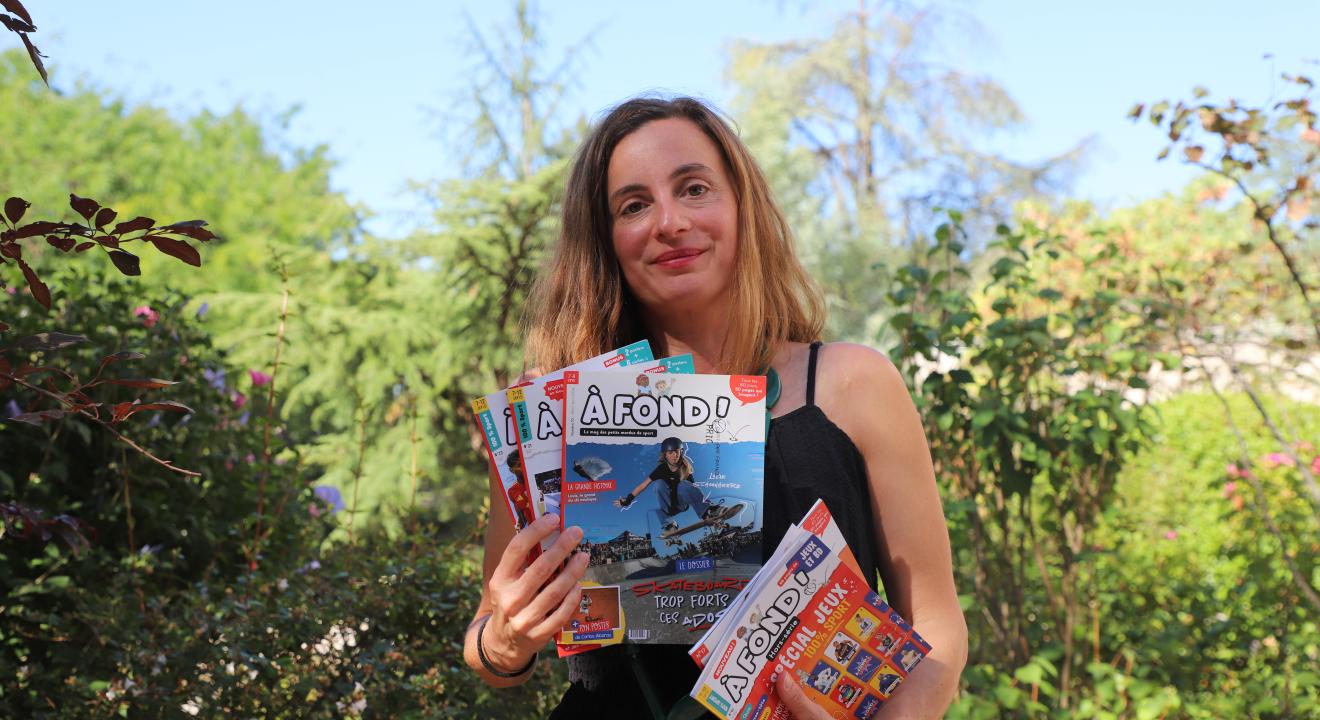 Myriam Alizon, fondatrice de l'entreprise « A fond ! » à Varzy (Nièvre) - Photo Océane Lavoustet